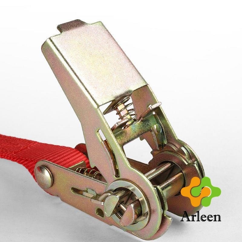 Arleen สายรัดยกของ เชือกรัดของ เชือกสายรัดสัมภาระ หัวล็อคอย่างดี มีหลายขนาด cargo strap