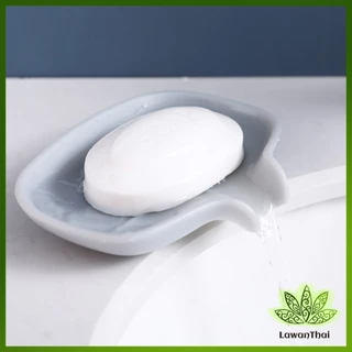 Lawan ที่วางฟองน้ํา วางสบู่ วัสดุซิลิโคน ที่วางของในห้องน้ํา soap dish