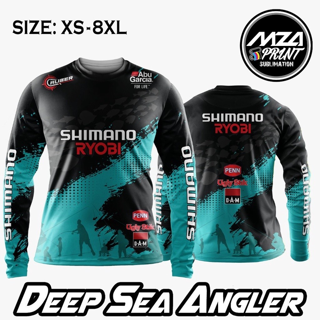 เสื ้ อสเวตเตอร ์ ตกปลาทะเลลึก Baju Pancing | ปากกา Shimano Ryobi ตกปลาป ้ องกันรังสียูวี