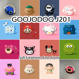 พร้อมส่ง! นําไปใช้กับ GOOJODOQ J201 เคส Case เคสหูฟัง การ์ตูนซอก ซิลิโคนนุ่ม เคส เคสหูฟัง NO.1