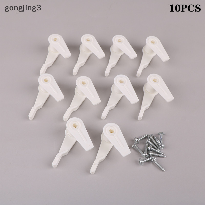 Gongjing3 โคมไฟเพดานคลิป Clamps สกรู Lampshade Fixed Clamp หัวเข ็ มขัดพลาสติกสําหรับ LED Fixture โคมไฟเพดาน LED Lighg อุปกรณ ์ เสริม th
