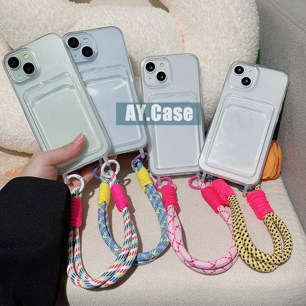 🚚COD🚚 เคส Case iPhone 16 13 11 15 14 12 Pro Max 16promax XR X 7 8 6 Plus เคสโทรศัพท์แบบมีเชือกรูดถอดออกได้