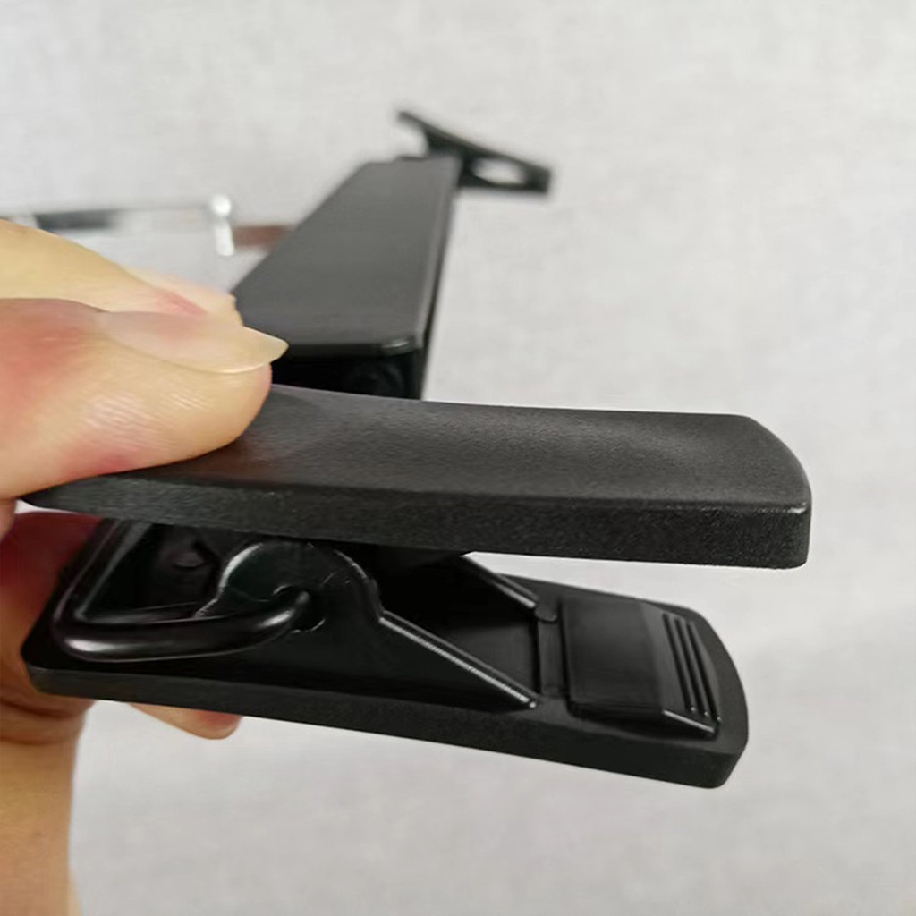 10ชิ้น คุณภาพสูง ไม่ลื่น พลาสติก กางเกงคลิป ปรับได้ ไม้แขวนเสื้อ บ้าน ไม่มีรอยต่อ กางเกงไม้แขวนเสื้อ - รูปที่ 4