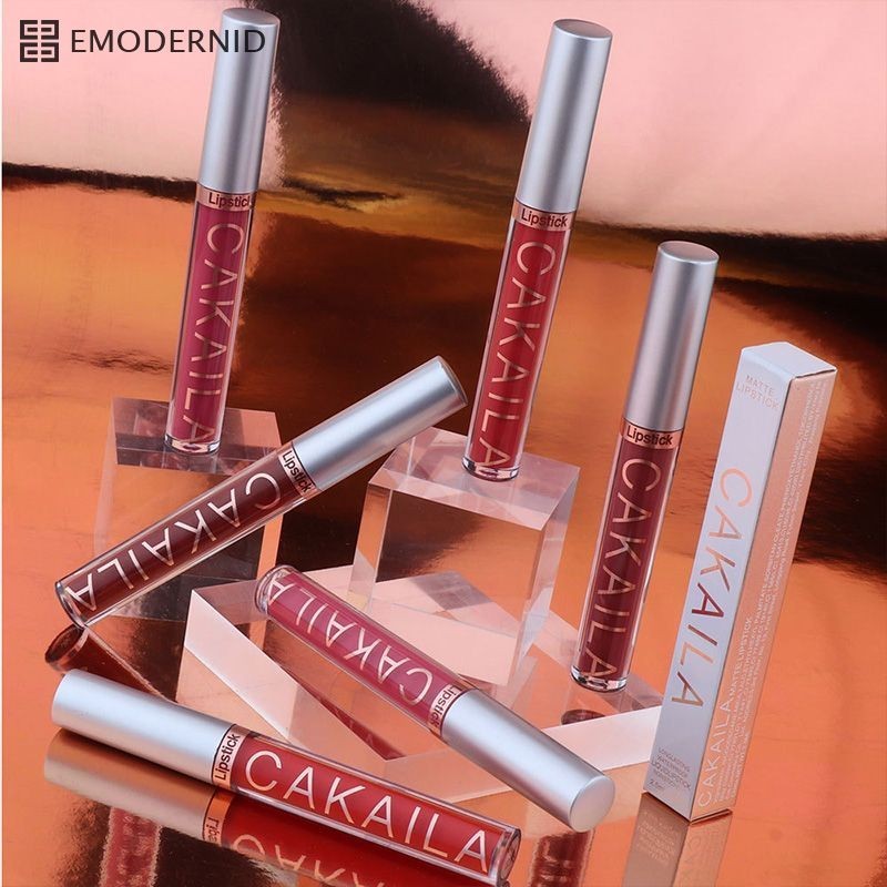ลิปกลอส เนื้อแมตต์ กันน้ํา ติดทนนาน ไม่จางหาย 10 สี