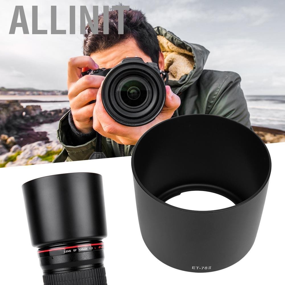 Allinit ET-78II เลนส์ฮูดสำหรับกล้อง EF 135mm F2L 180mm F3.5L USM