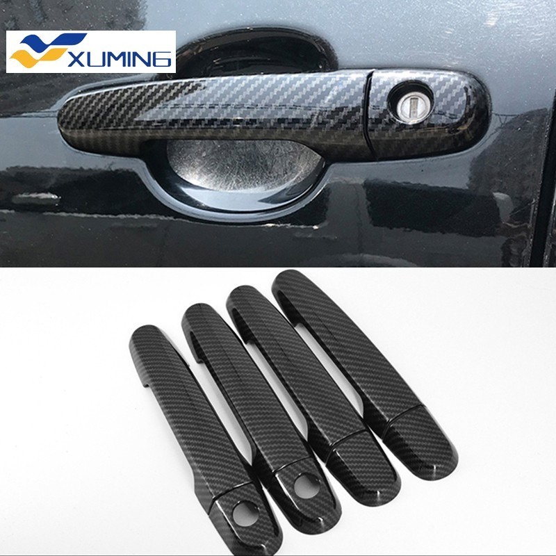 Xm-สําหรับ TOYOTA HILUX VIGO 2006-2015 รูปแบบคาร ์ บอนไฟเบอร ์ รถมือจับประตู cover,VIGO มือจับประตู 