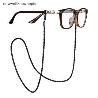 Newwellknownepic หนา Twist แว่นตากันแดดหนังเชือกแว่นตา Lanyard สายคล้องกีฬากลางแจ้งลื่นแว่นตาอุปกรณ์เสริม TH