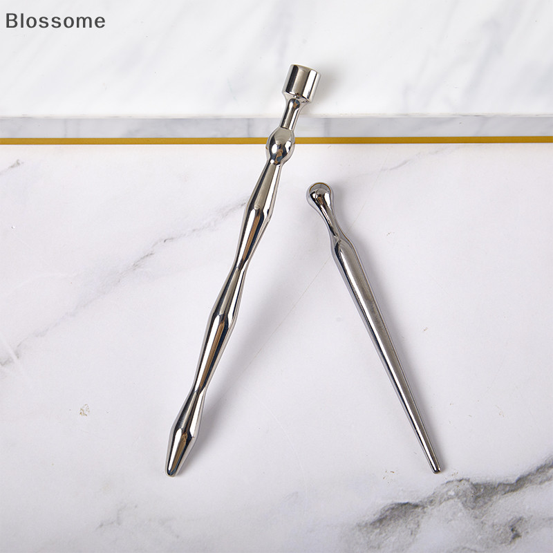 Blossome 1 PC สแตนเลสสตีลฝังเข็มปากกา Trigger Point นวดเนื้อเยื่อลึกเครื่องมือนวดสําหรับ Body Meridian บรรเทาอาการปวดใหม่