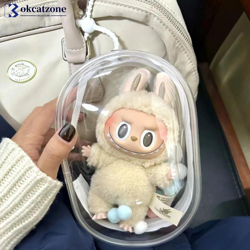 Okcatzone 1 PC Mystery กล่องกรณีอะนิเมะเครื่องประดับ Mystery กล่อง Organizer กล่อง 15 ซม.ตุ๊กตา Plush กระเป๋าพวงกุญแจ A4Q9