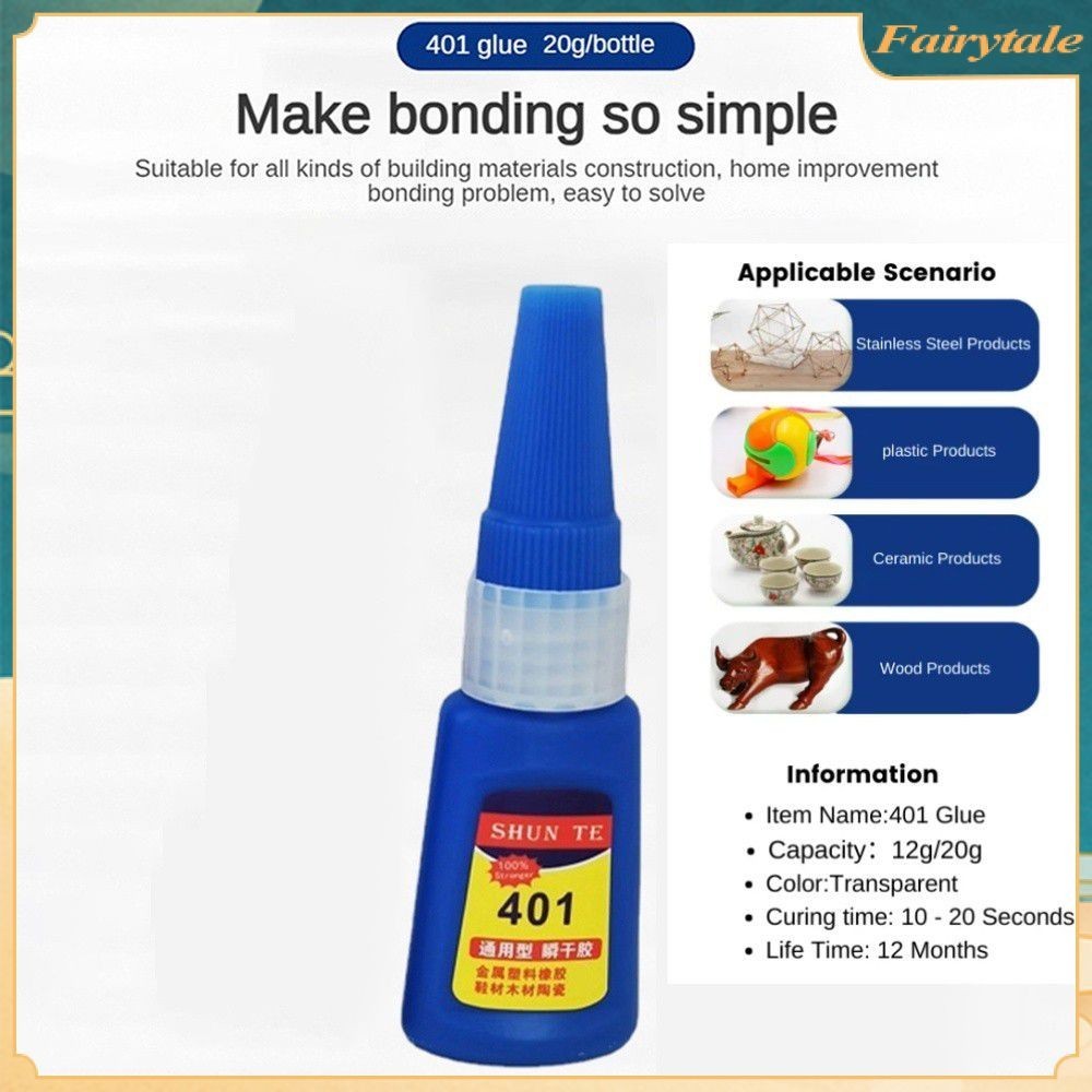 ❀ Super Glue 401 Universal Glue กาวมัน กาวกันน้ำ ประสาน Agent กาวมัน