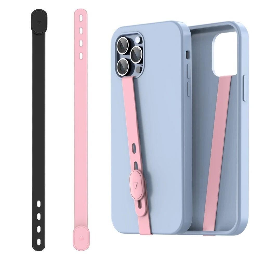 ไมรอน สายรัดข้อมือโทรศัพท์,สายโทรศัพท์แบบปรับได้ยืดหยุ่น,ซิลิโคนสากลป้องกันการสูญหายที่วางโทรศัพท์นิ้วจับอุปกรณ์โทรศัพท - รูปที่ 3