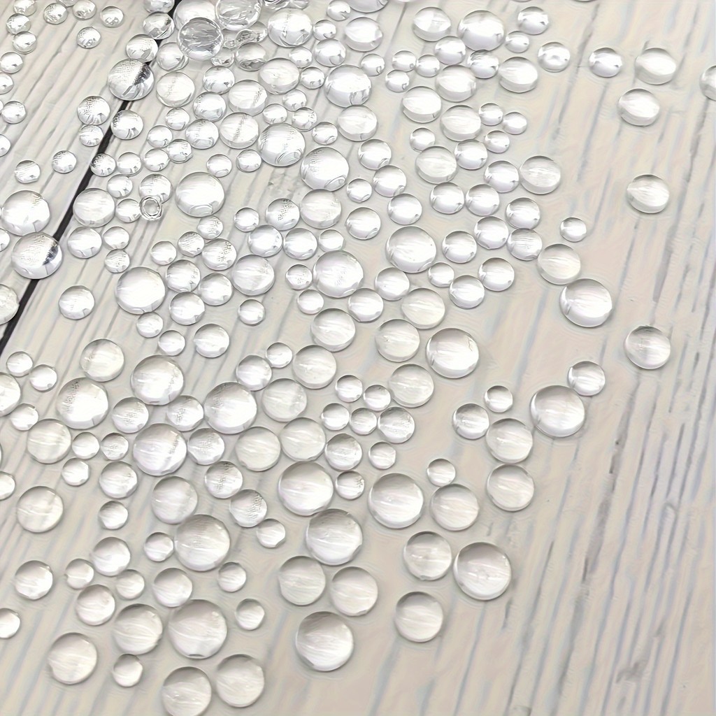 ตกแต่งเล็บ DIY แก้วคริสตัลหยดน้ําอุปกรณ์ตกแต่งเล็บรอบโปร่งใส Dewdrops ผสมขนาด NIBIRUDU