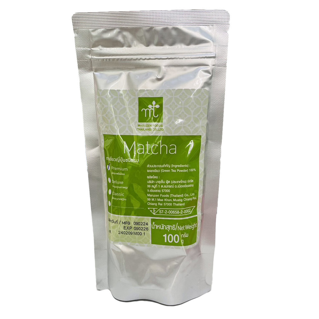 ชาเขียวญีปุ่นชนิดผง มัทฉะ Maruzen Premium Matcha Powder 100 g. (05-8329)