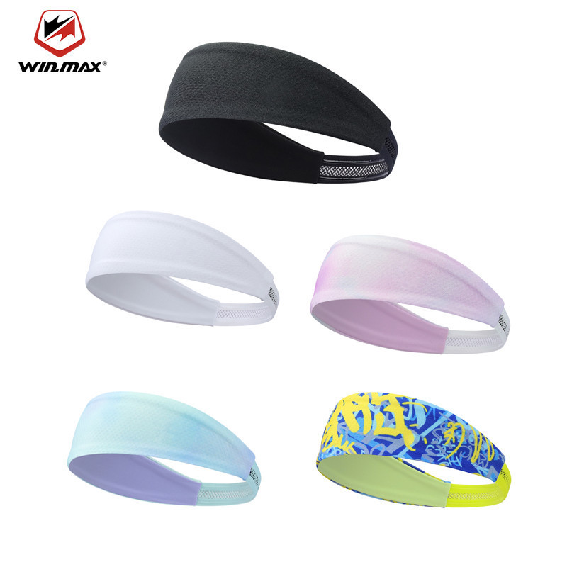 Winmax ที่คาดผมสําหรับวิ่งระบายอากาศซิลิโคนดูดซับเหงื่อที่คาดผมกันลื่นสําหรับผู้ชายผู้หญิง