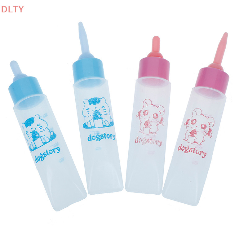 DL ขวดนมสัตว์เลี้ยง 30ml ซิลิโคนจุกนมสัตว์เล็กให้อาหารหนูแฮมสเตอร์แมวสุนัข Puppy TY