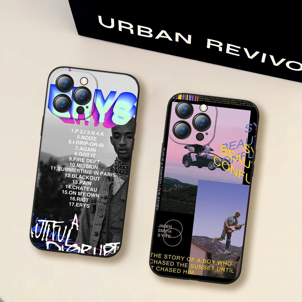 TK-1 Rapper Jaden Smith Syreเคสโทรศัพท์สําหรับiPhone 14 13 12 11 XS X 8 7 6 Plus Mini Pro Max SE 202