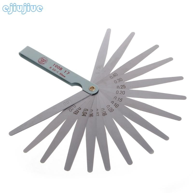 Cc 1 PC 0 02 ถึง 1 มม.17 ใบมีดความหนาสําหรับ Gap Metric Filler Feeler Gauge วัด