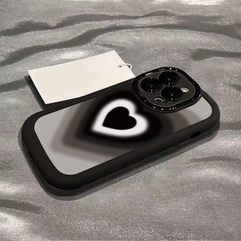 Iphone 15 14 13 12 11 Pro Max X Xr Xs Max 7 8 Plus SE2020 เคสโทรศัพท์ ins Love Heart คู่ฝาครอบโทรศัพท์นุ่ม