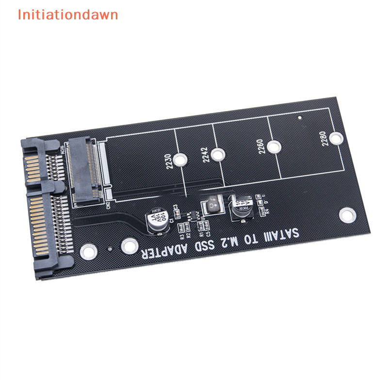 [Initiationdawn] M.2 NGFF ถึง SATA 3 3.0 การ์ดอะแดปเตอร์ SSD แปลง B B & M Key Protocol Solid State Disk ไดรฟ์ 2230 2280 2242 สําหรับเมนบอร์ดพีซี