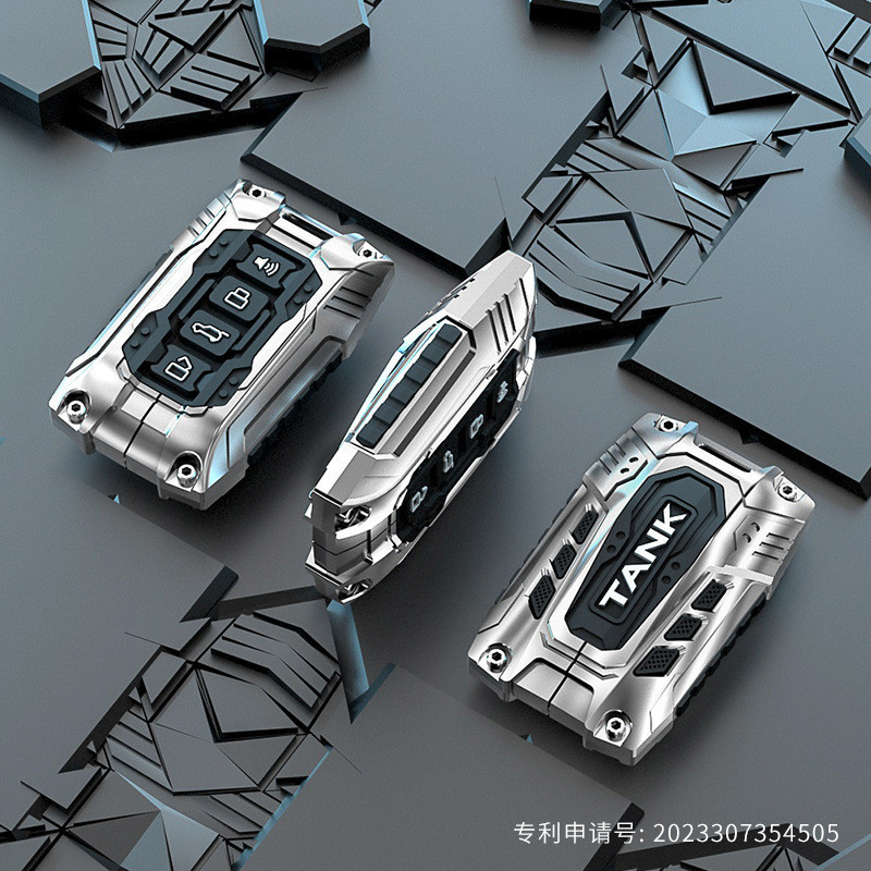 (สไตล์เมคานิค)Great wall GWM WEY Tank 300/500 เคสกุญแจรถ ปลอกกุญแจรถยนต์ล่าสุด พวงกุญแจTank 300 Tank 500