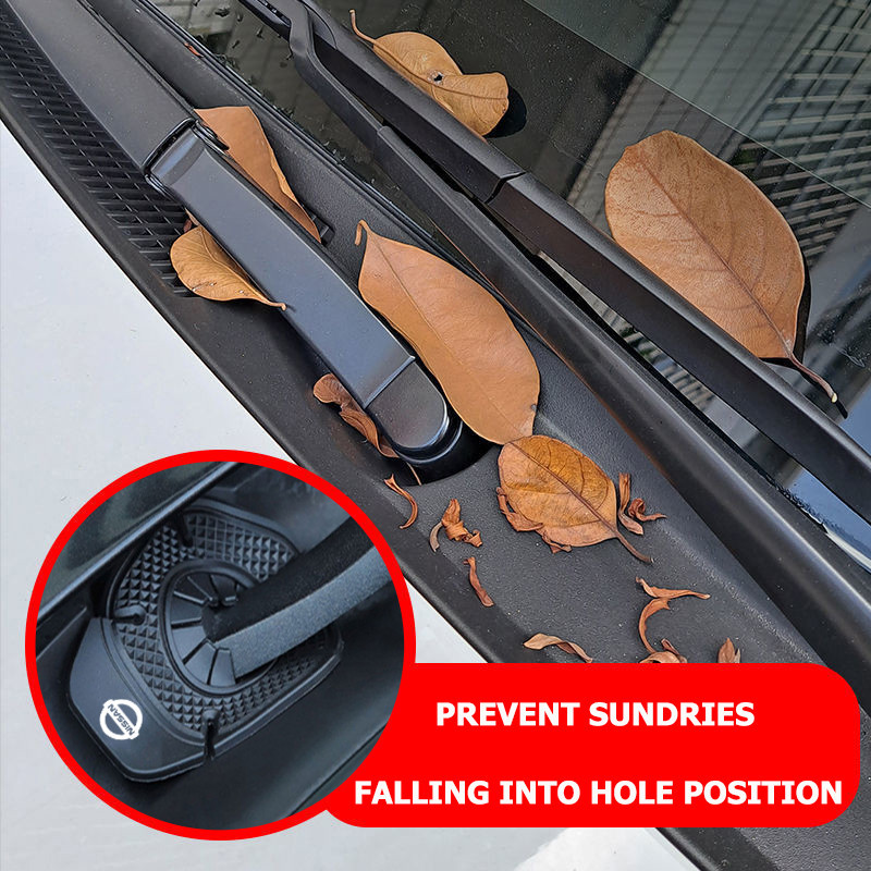 2 ชิ้นรถใบปัดน้ําฝนฝาครอบฝุ่นเหมาะสําหรับ Nissan kicks TEANA Tiida Qashqai x-trail รถที่ปัดน้ําฝนฝาครอบป้องกัน