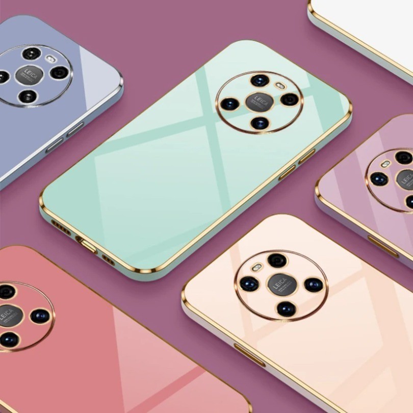 สําหรับ Huawei Nova 12 11 10 9 Pro 12i 11i 11 10 9 SE 12 Ultra เคสโทรศัพท์หรูหราสแควร์ชุบฝาครอบ