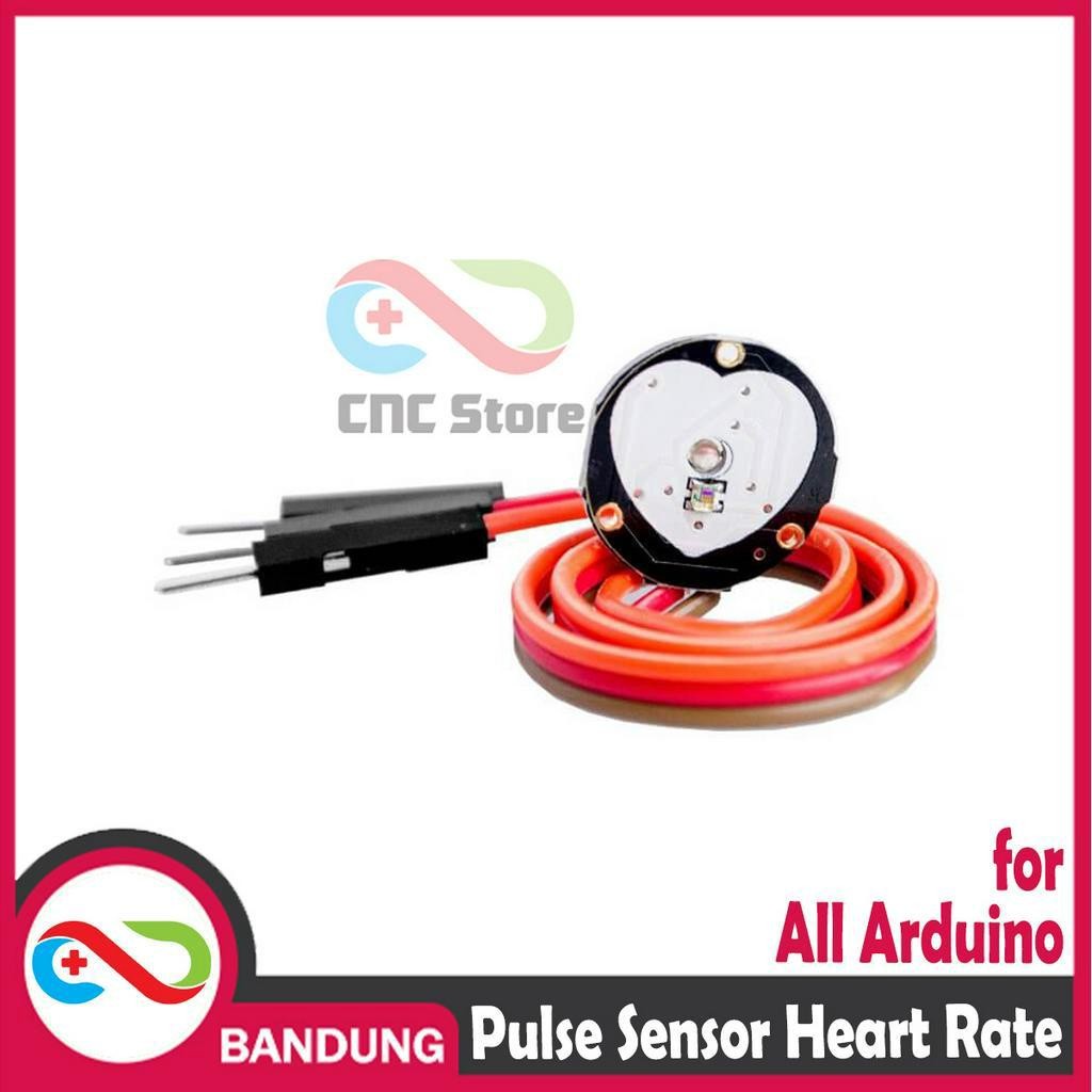 PULSE SENSOR HEART RATE SENSOR PULSE ANALOG SENSOR สําหรับ ARDUINO