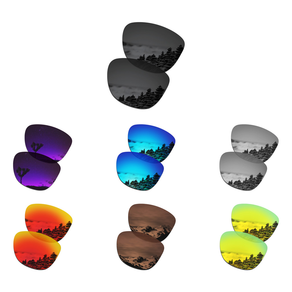 เลนส์ทดแทน POLARIZED สําหรับ Frogskins Asian Fit OO9245 54 มม. กรอบแว่นกันแดด | ติดตั้งง่าย | ฟิตได้อย่างลงตัว |ป้องกันรังสียูวี 100%