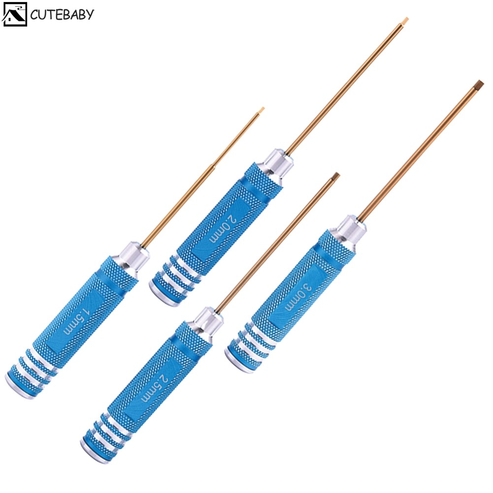 [cutebaby888] 1 ชิ้น RC Tools Hex สกรูไดร์เวอร์ 1.5 2.0 2.5 3.0 มม. ไขควงสําหรับเฮลิคอปเตอร์ของเล่น