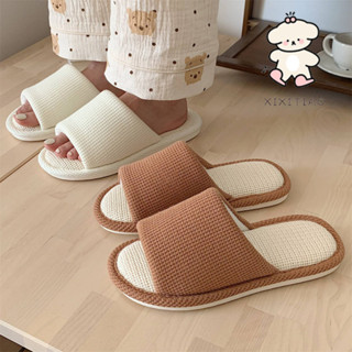 ฉี่เตียว รองเท้าแตะสาวแฟชั่นดูดซับเหงื่อโฟร์ซีซั่ใช้ในบ้านแฟ…