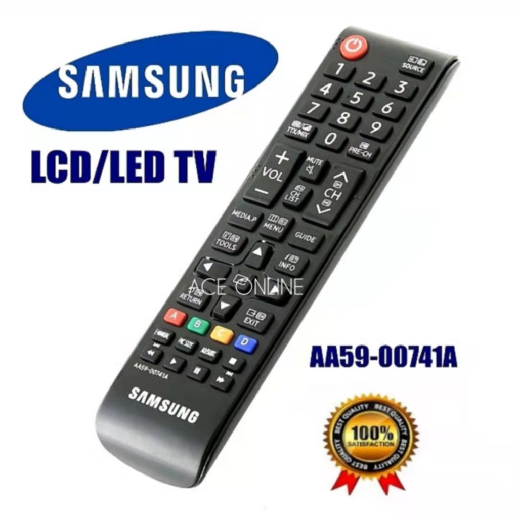 REPLACEMENT SAMSUNG LED /LCD /PLASMA TV รีโมทคอนโทรล AA59-00741A