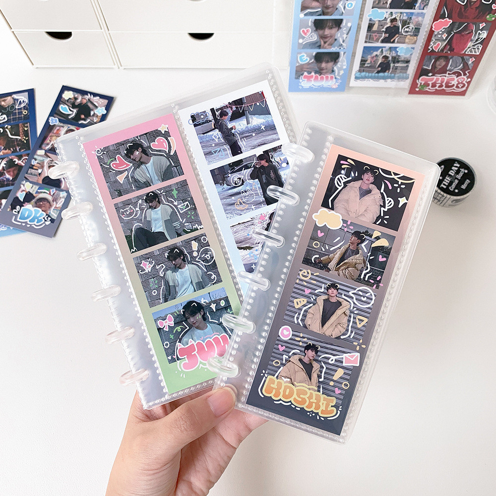 A5 รูเห็ด Photocard Binder แฟ้มภาพแถบเก็บอัลบั้ม Idol Lomo Card Ticket โปสการ์ด Sleeve Collection Book