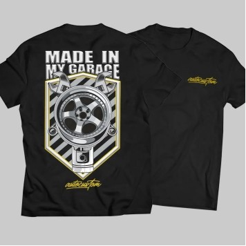 Evo Desmond Wheels Made in My Garage T เสื้อไมโครไฟเบอร์ Jersey Limited Edition