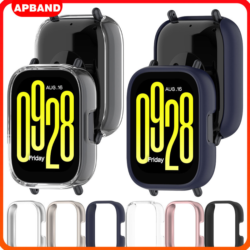 กล่องป้องกันฮาร์ดเฟรมคอมพิวเต for Redmi Watch 5 Active/ Xiaomi Mi Watch 5 Lite ฟิล์มป้องกันหน้าจอกันชนอุปกรณ์เสริม