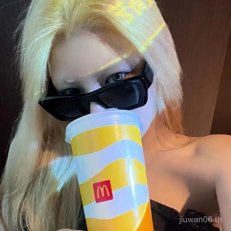 ไอเท็มฮอต [1553 คนสะสม] แว่นกันแดดกรอบใหญ่สไตล์ย้อนยุคยุโรปและอเมริกาสำหรับผู้หญิงที่มีใบหน้าสี่เหลี
