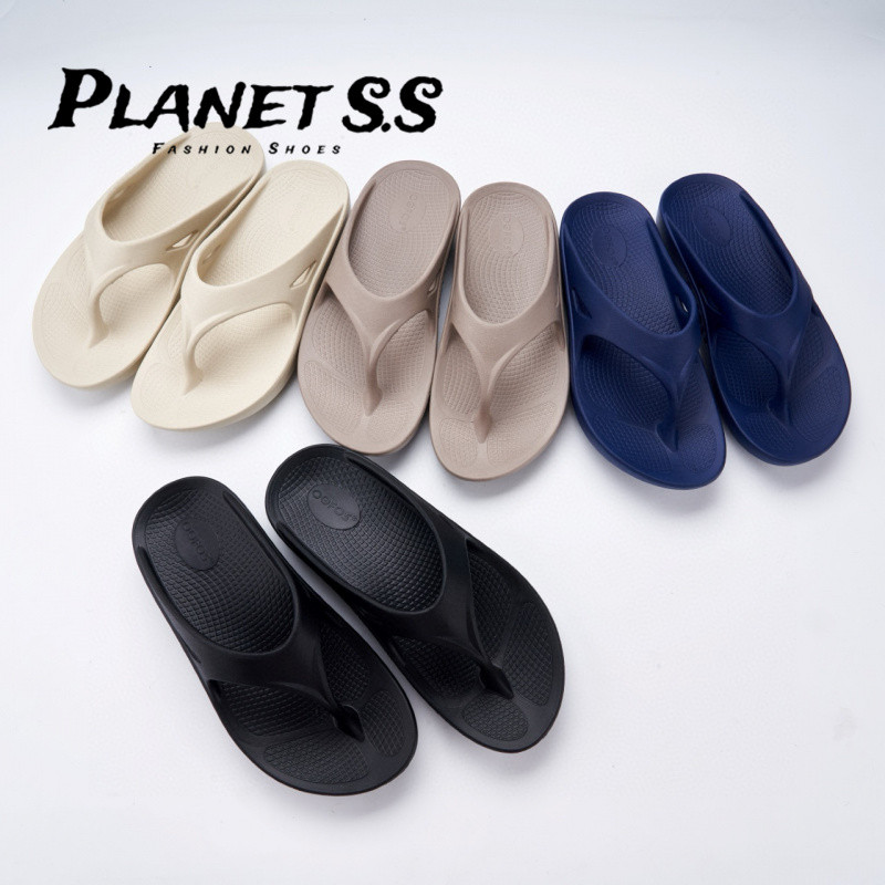 รองเท้าแตะกีฬาฤดูร้อนสำหรับผู้ชายและผู้หญิง OOFOS รองเท้าแตะพื้นหนา รองรับกระดูกและข้อ รองรับส่วนโค้