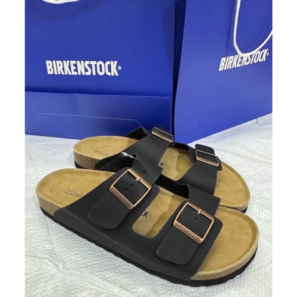 ✨ของแท้ 100%✨ BIRKENSTOCK  NU Oiled Habana รองเท้าแตะ Unisex สี้น้ำตาลเข้ม