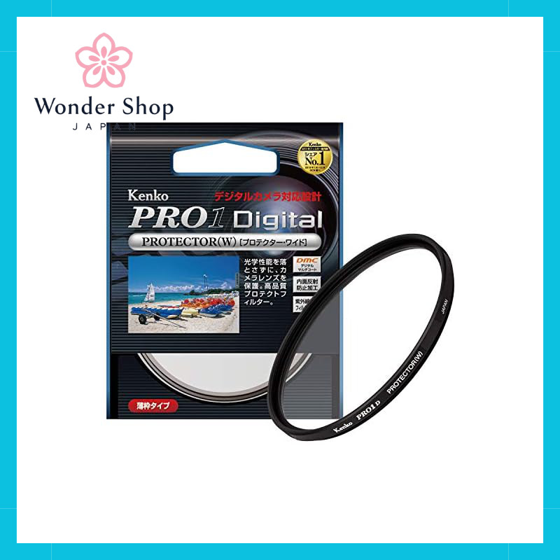 Kenko 77mm PRO1D Protector Lens Filter for Lens Protection, Slim Frame, Made in Japan, Model 252772【