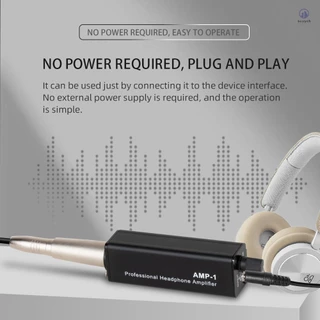In-ear Monitor Amplifier ตัวแปลงเครื่องขยายเสียงหูแบบพกพา XLR ถึง 3.5 มม. ตัวแปลงเครื่องขยายเสียงหู Plug and Play Lossless Transmission สําหรับการแสดงบนเวทีการสร้างเพลง