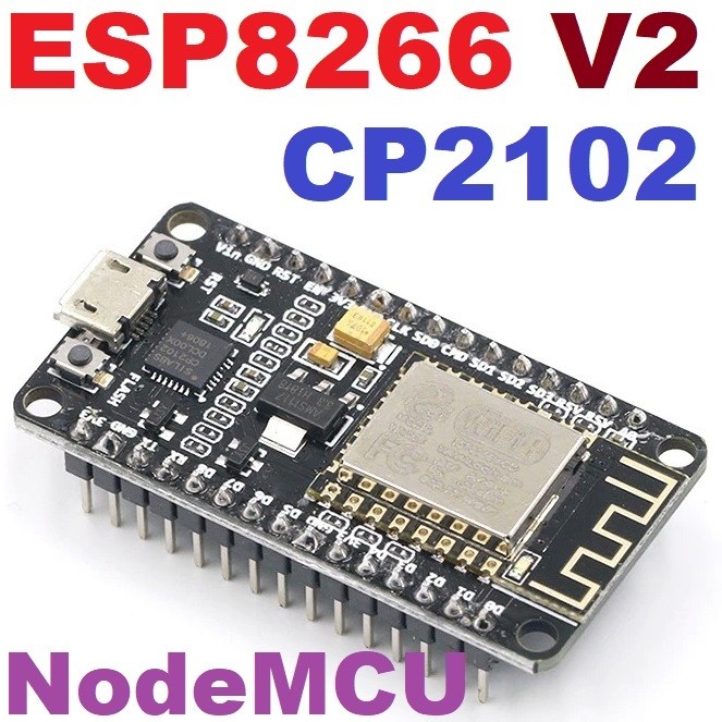 NodeMCU ESP8266 (V2) is both a Breadboard-Friendly ESP8266 Wi-Fi Board