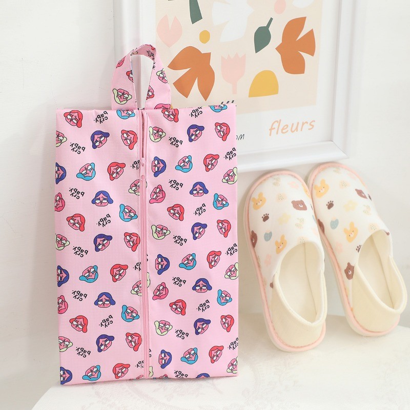 ถุงเก็บรองเท้าและของใช้การ์ตูน ความจุใหญ่ ใส่ได้ทุกสิ่งที่ต้องพกไปเที่ยว - รูปที่ 3