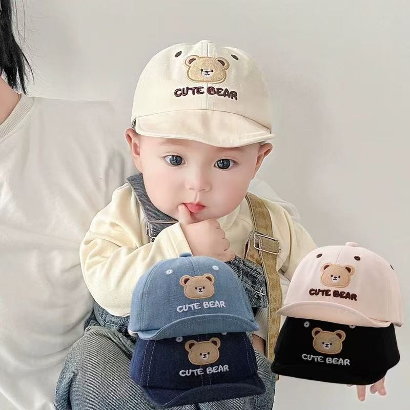 หมวกแก็บเด็กชายเด็กหญิง 4-18เดือน รอบหัว40-48cm