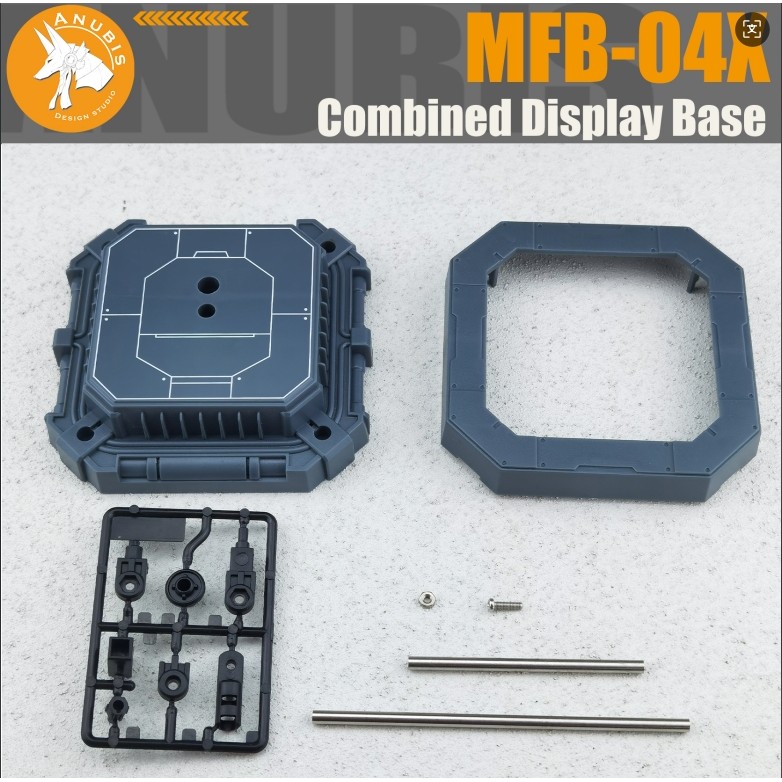 ANUBIS MBF-04X 1/100 1/144 MG HG General Use Grey STAND System BASE