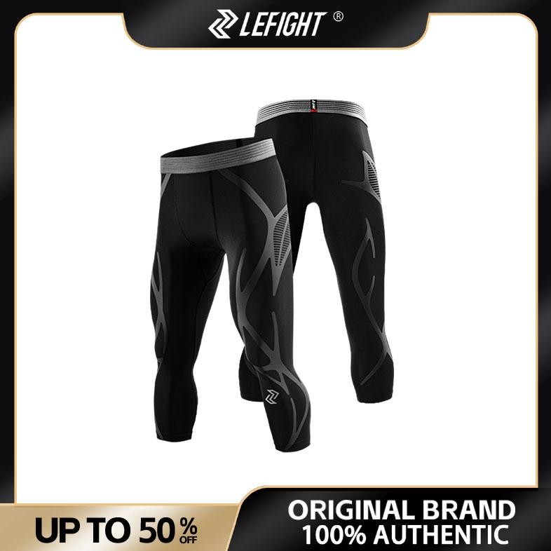 LEFIGHT CA-PG2403 Professional Compression กางเกงผู้ชาย 7/10 Quick Dry Liquid Spandex บาสเกตบอลกีฬาก