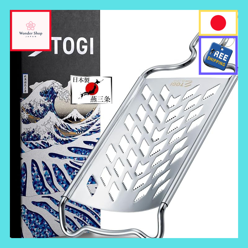 【Direct from Japan】
TOGI Grater, Made in Japan, Tsubame-Sanjo 【Ultimate Grater】 Daikon Grater, Stain