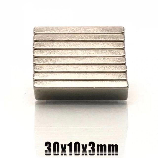 70ชิ้น แม่เหล็ก 30*10*3มิล สี่เหลี่ยม Magnet Neodymium 30x10x3มิล แม่เหล็กแรงสูง 30x10x3mm