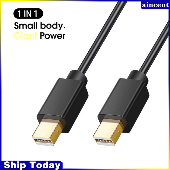 Ancent Mini Dp 4k Hd Video Cable Mini Dp To Mini Dp Displayport Cable Dp อะแดปเตอร์สําหรับคอมพิวเตอร์โน๊ตบุ๊ค 4k Monitor