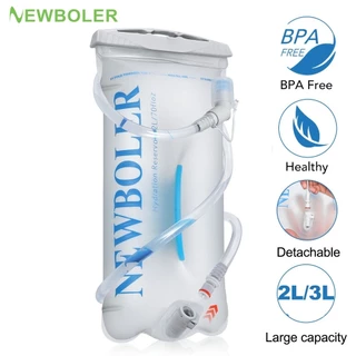 Newboler กระเป๋าเป้สะพายหลัง TPU ขนาด 1.5 2 ลิตร 3 ลิตร ถอดออกได้ แบบพกพา สําหรับใส่น้ําดื่ม เล่นกีฬา วิ่ง ปั่นจักรยาน กลางแจ้ง