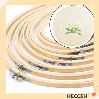 Hecceh สะดึงเข็มไม้ไผ่ สําหรับเย็บผ้า Diy