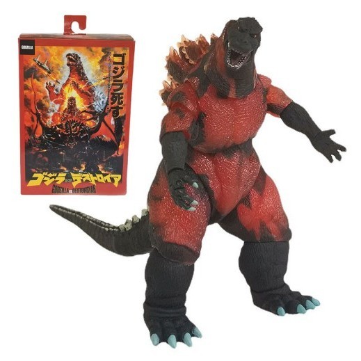 Neca 1995 โมเดลตุ๊กตาฟิกเกอร์ Burning Godzilla Movie Joint ของเล่นสะสม สําหรับเด็ก